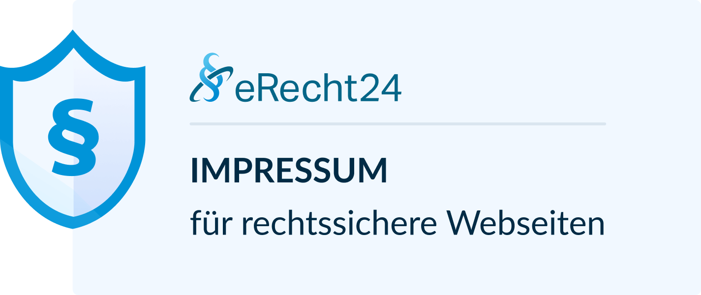 eRecht24 Siegel Impressum